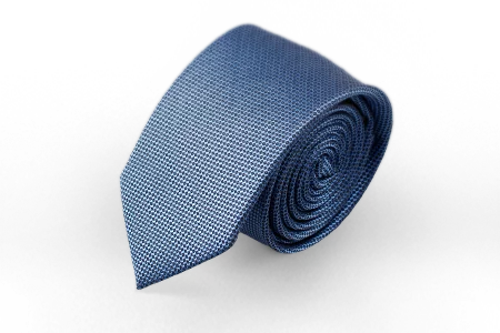 Синий галстук с микроузором Manzetti (Италия)