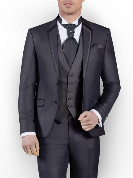 Черный костюм Луис Manzetti (Италия)