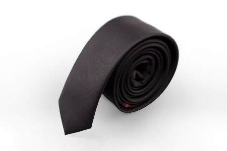Черный галстук 7 см. Manzetti (Италия)