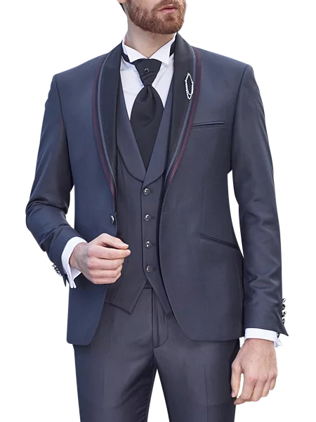 Серый костюм Серхио Manzetti (Италия)