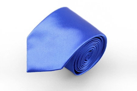Синий шёлковый галстук 7 см. Manzetti (Италия)