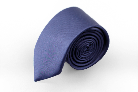 Синий шёлковый галстук 7,5 см. Manzetti (Италия)